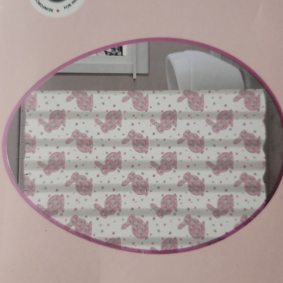 Spring St. Designs NWT Multicolor Floral Bunny Shower Curtain/Liner - Picture 2 of 5